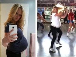 Wanita Ini Tetap Menari Hip Hop Meski sedang Hamil 27 Minggu
