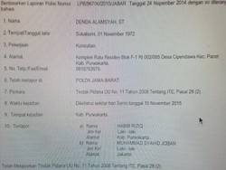 Rizieq Shihab Dilaporkan Angkatan Muda Siliwangi ke Polda Jabar