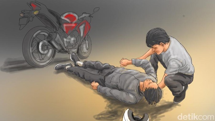 Pemotor Tewas Setelah Menabrak Truk di Kolong Jembatan Jagakarsa