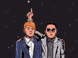 Psy Juga Kolaborasi dengan Junsu JYJ di Album Baru
