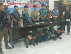 4 Pria Pengedar Sabu Ditangkap TNI AL di Tanjung Balai Sumut