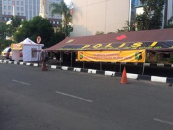 Polda Metro Siagakan Posko Kesehatan di Lokasi Rawan Banjir