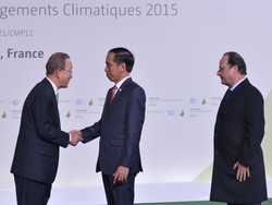 Presiden Prancis dan Ban Ki-moon Sambut Kehadiran Jokowi di COP 21