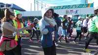 Asyiknya Ariel Tatum Maraton di Kaki Gunung Fuji!