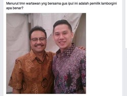 Canda Gus Ipul soal Beredarnya Foto dengan Wiyang Si Pengemudi Lamborghini