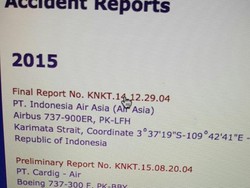 Accident Reports KNKT Soal AirAsia Salah Tulis, Dirjen Udara: itu Cuma Salah Ketik