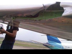 Ini Penjelasan Lengkap Garuda Soal Insiden Senggolan Pesawat di Hanggar