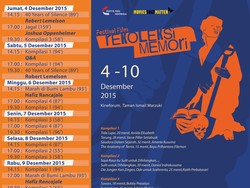 Festival Rekoleksi Memori Dibuka dengan Pemutaran Film Pendek