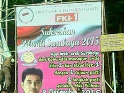 Jelang Masa Tenang Kampanye, Panwas Bersihkan APK Liar