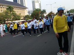 Kampanye Gizi, Wapres JK Jalan Santai dari Monas ke Bundaran HI