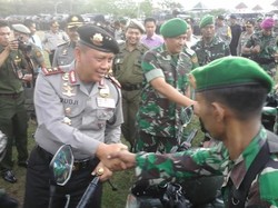 Polda Sulsel dan Kodam VII/Wirabuana Gelar Pasukan Pengamanan Pilkada