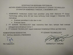 Tiga Butir Kesepakatan yang Akan Menentukan Nasib Rompi Antikanker