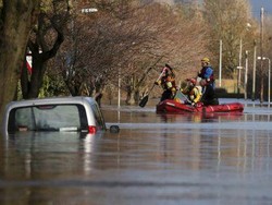 Badai Desmond di Inggris, Ribuan Rumah Kebanjiran dan Tidak Teraliri Listrik