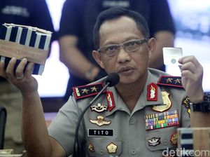 Pasca Bom Thamrin, 14 Orang Ditangkap dan 9 Senjata Api Disita