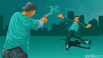 Maling Motor di Tebet Tembak Warga!  Aksi Brutal Bikin Geger Jakarta Selatan