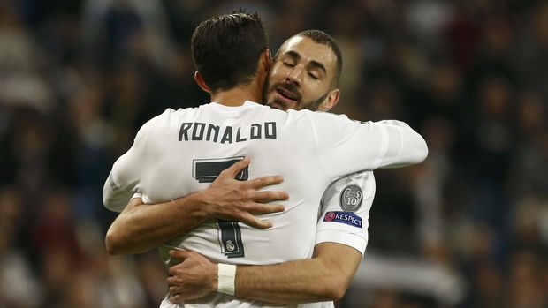 Karim Benzema mengaku selama ini hanya berperan membantu Cristiano Ronaldo cetak banyak gol. (