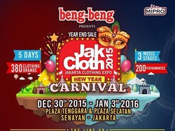 Karnaval Bersama 500 Musisi di JakCloth Tahun Baru