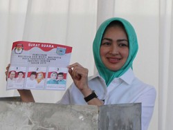 Golput Menang di TPS Airin