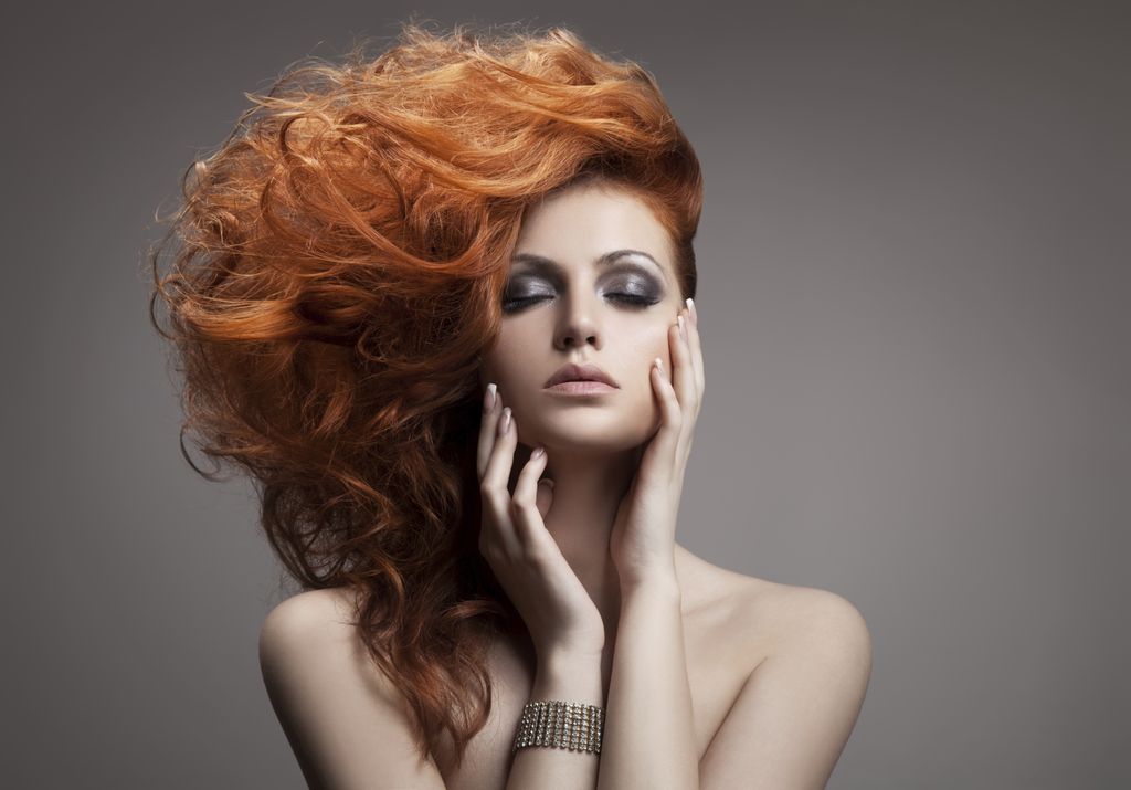 Beauty Portrait. Hairstyle