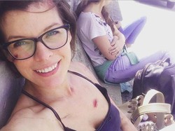 Syuting Resident Evil 6 Kelar, Mila Jovovich Selfie dengan Tubuh Penuh Luka