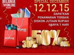 Belanja Gadget di Erafone.com, Ada Diskon Gede-gedean!