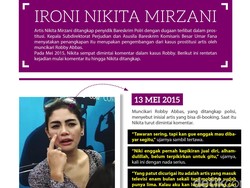 Nikita Mirzani Bak Telan Ludah Sendiri