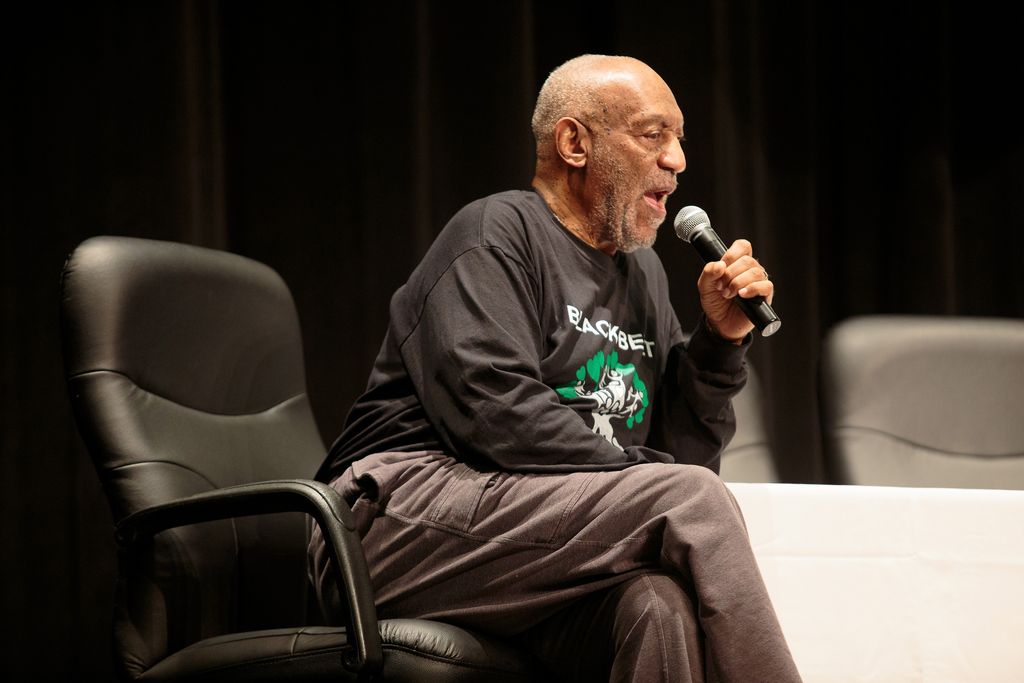 SELMA, AL - MAY 15:  Bill Cosby speaks to students at Selma High School as part of the Black Belt Community Foundation's March for Education on May 15, 2015 in Selma, Alabama.  (Photo by David A. Smith/Getty Images)