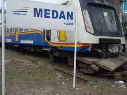 Penjelasan PT KAI Divre Sumut soal Kereta Anjlok di Dekat Stasiun Medan