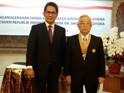 Dubes Yusron: Bintang Jasa Utama Toyoda Bisa Perkuat Hubungan RI-Jepang