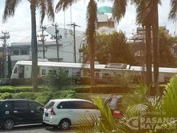 Kereta Anjlok Jelang Stasiun Merdeka Medan