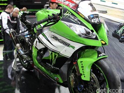 Baut Steering Damper Terlalu Kencang, Kawasaki Ninja ZX-10R Ditarik