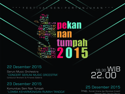 Ini Jadwal Lengkap Festival Seni Pekan Nan Tumpah 2015