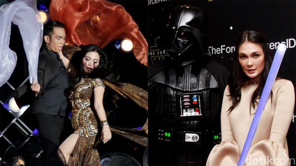 Tubuh Syahrini Meliuk-liuk, Sederet Artis Kena Demam Star Wars