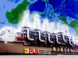 Dua Kapal Pembangkit Listrik Turki Menuju Indonesia