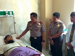 Kapolda Besuk Anggota Jatanras Polda Metro yang Tertembak Rampok