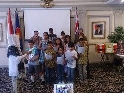 Saat Anak-anak Australia Belajar Bahasa Indonesia dan Bacakan Pancasila