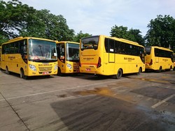 Metromini Mogok, Penumpang di Terminal Manggarai Naik Bus Sekolah