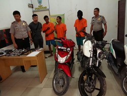 Komplotan Pencuri Motor di Pekanbaru Dibekuk, Satu Orang Ditembak