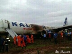 Pesawat KalStar Overshoot di Bandara Kupang, Semua Penumpang Selamat