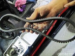 Kenali 5 Ciri V-Belt Motor Skutik Mau Putus