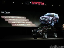 Toyota: Fortuner Mulai Rp 400 Jutaan, Pas Lah di Kantong