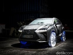 Keren, Pelek dan Ban Mobil Ini Terbuat dari Es