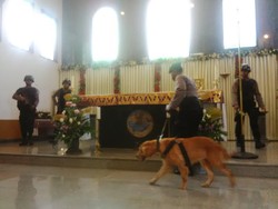 Gereja di Wilayah Hukum Polres Pelabuhan Tanjung Perak Mulai Disterilisasi