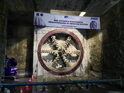 Pembangunan MRT dengan Bor Antareja II Sudah Sampai Stasiun Istora