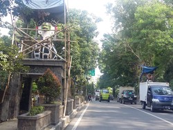 Purwakarta Terus Berhias, Patung Menong Segera Dipasang di Gerbang Kota