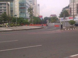 Masih Sepi, Begini Jalanan di Ibu Kota Pagi ini
