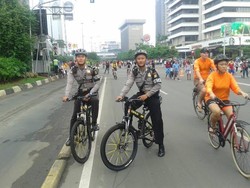 Polda Metro Kerahkan Patroli Sepeda di Objek Wisata dan Car Free Day