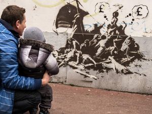 Karya Banksy Dipajang di Galeri Munich