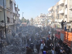 Homs di Suriah Diguncang 2 Ledakan, 32 Orang Tewas