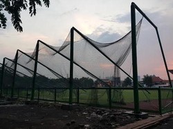 Tiang-tiang Jaring Arena Softball Patah Kena Angin, Dewan Tuntut Pemborong Disanksi